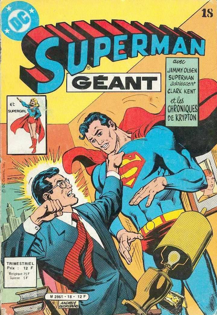 Scan de la Couverture Superman Gant 2 n 18